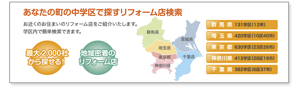 リフォーム店検索